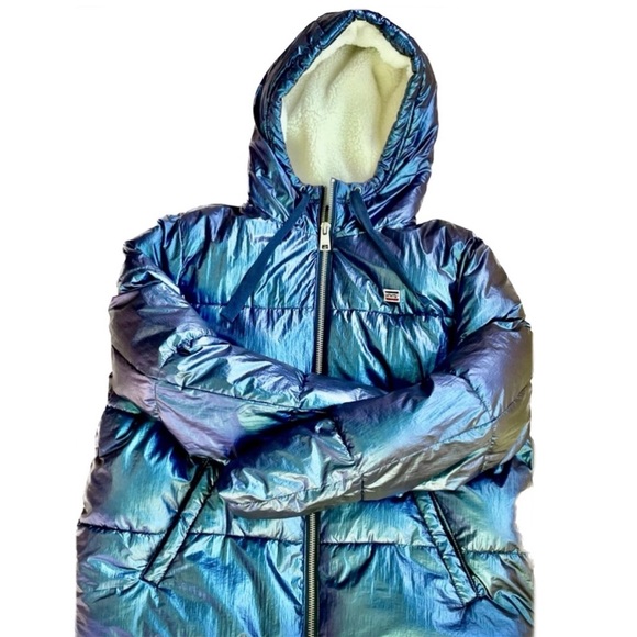 Levi’s Molly Sherpa Lined Puffer Jacket - Picture 8 of 13